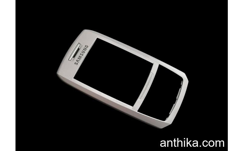 Samsung e250 Kapak Original Front Cover Silver Used