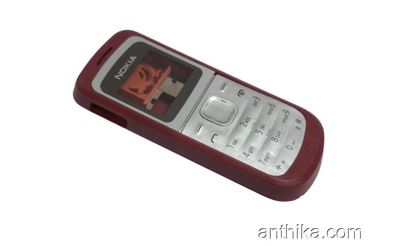 Nokia 1203 Kapak Kasa Tuş High Quality Full Housing Red New