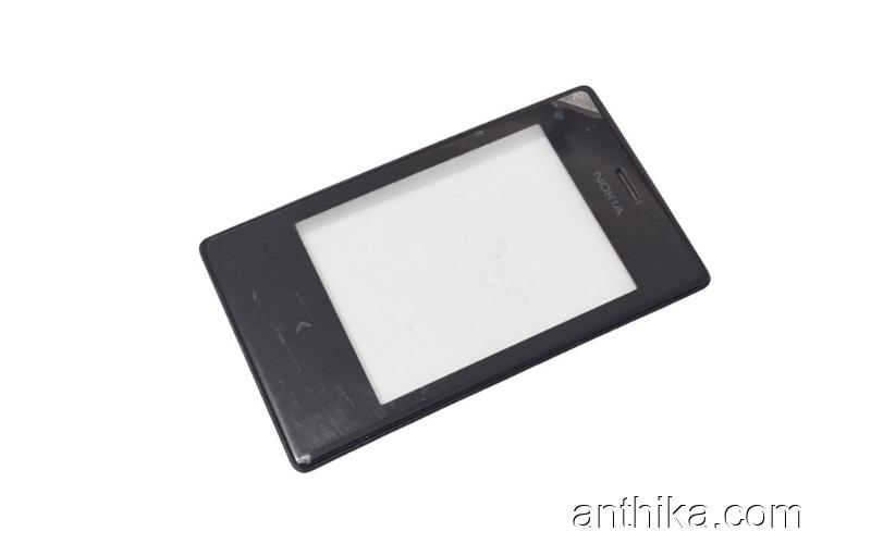 Nokia Asha 503 Dokunmatik Çıtalı Siyah Digitizer Touchscreen Black New