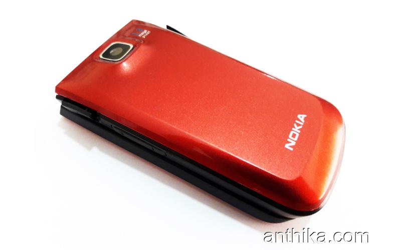 Nokia 2720 Fold Kapak Kasa Tuş High Quality Full Housing Red New