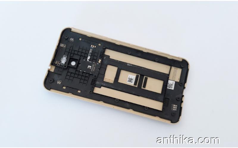 Asus Z00AD ZE551 ML Zenfone 2 Kapak Kasa Original Middle Cover Gold