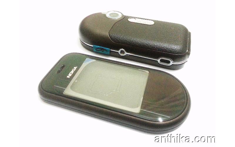 Nokia 7370 Kapak Kasa Tuş Orjinal Kalitesinde Full Housing Brown