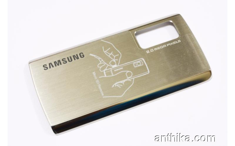 Samsung L700 Kapak Orjinal Battery Cover Silver New