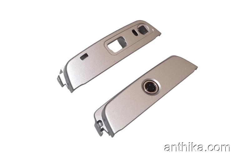 Nokia N95 Kapak On Off Mikrofon Original Bottom Cover and Top Cover Silver
