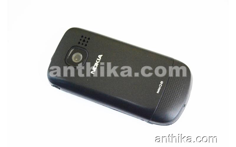 Nokia C2-05 Kapak Kasa Tuş High Quality Full Housing Black New