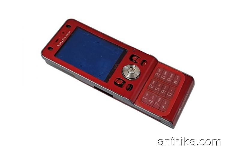 Sony Ericsson w910 w910i Kapak Kasa Tuş Kırmızı Full Housing New
