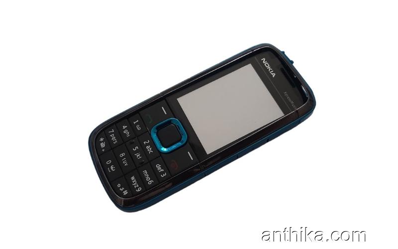 Nokia 5130 Kapak Kasa Tuş High Quality Full Housing Black Blue New