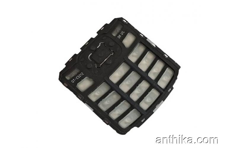 Samsung c5212 Tuş Original Keypad Black New