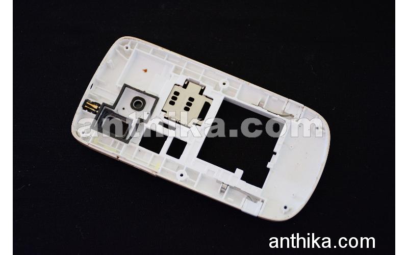 Nokia C3 C3-00 Kasa Şarj Soketi Original Middle Cover White Used