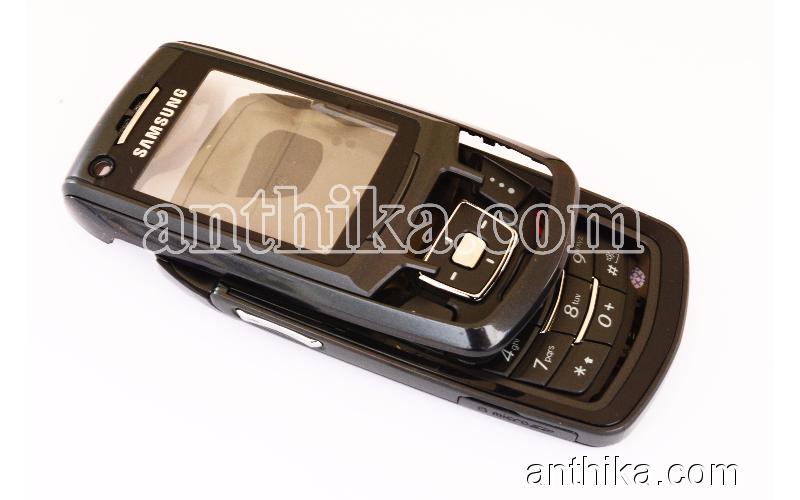 Samsung Z400 Kapak Kasa Tuş Original Full Housing Black New