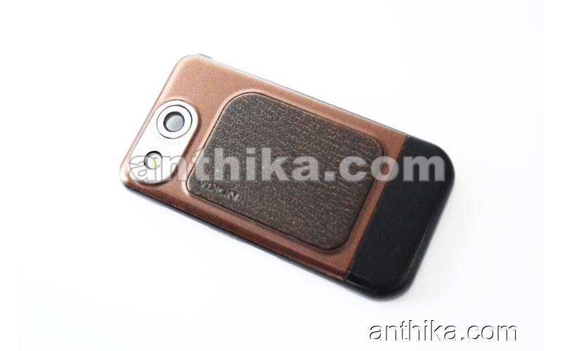 Nokia 7390 Kasa Kapak Original Middle Cover Battery Cover Brown Used