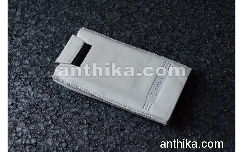 Apple Iphone 4 4s Kılıf High Quality Leather White Case New