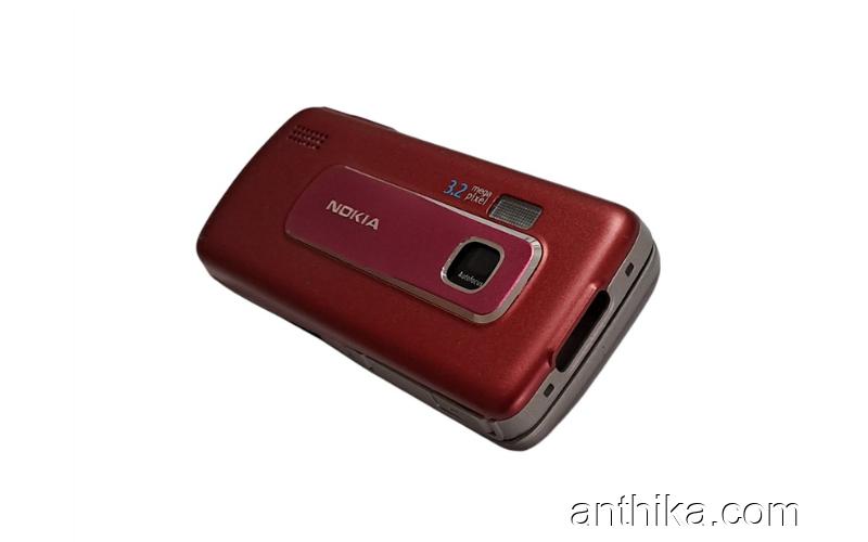 Nokia 6210 Navigator Kapak Kasa Tuş Full Housing Red New