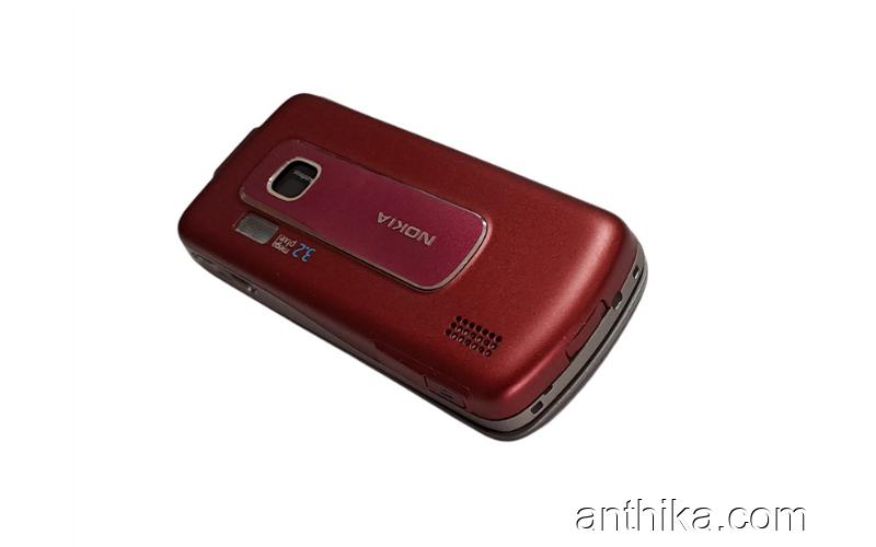 Nokia 6210 Navigator Kapak Kasa Tuş Full Housing Red New