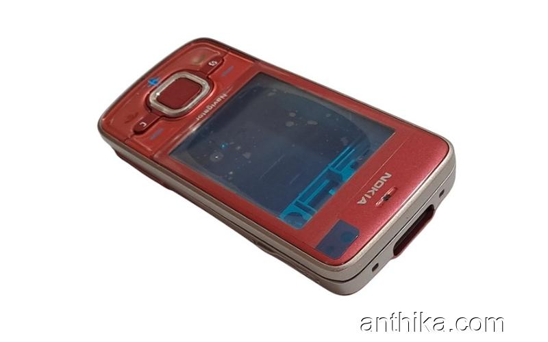 Nokia 6210 Navigator Kapak Kasa Tuş Full Housing Red New