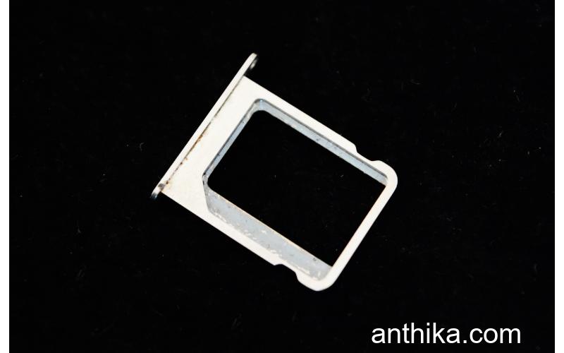 Apple Iphone 4 Sim Kapak Original Sim Tray Holder Silver Used