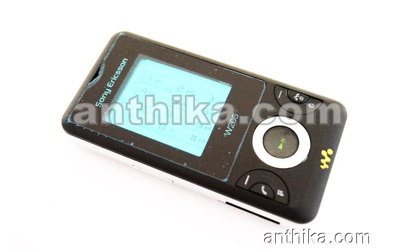 Sony Ericsson W205 W205i Kapak Kasa Tuş High Quality Full Housing Black