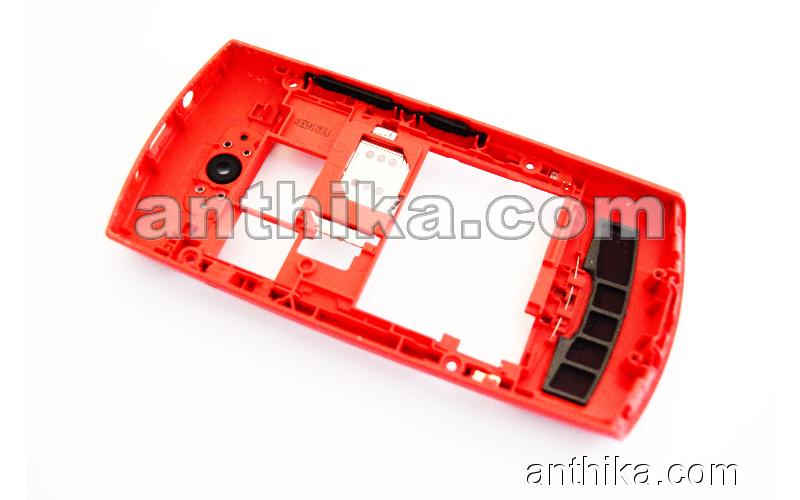 Nokia Asha 303 Kasa Original Middle Cover Red Used