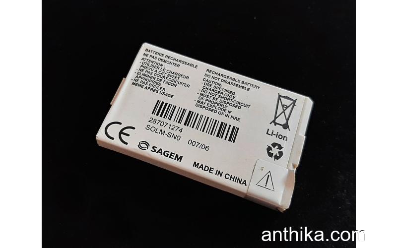 Sagem My101x Batarya Pil Original Battery 287071274 SOLM-SN0