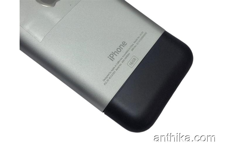 Apple iphone 2G Kapak Kasa Apple iphone 16GB Back Cover Silver A1203
