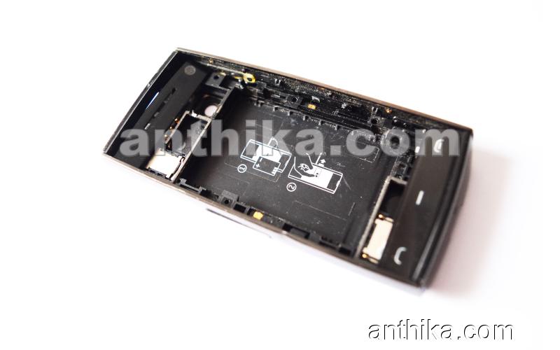 Nokia X6 X6-00 Kapak Kasa Tuş Original Full Housing Black Used-4