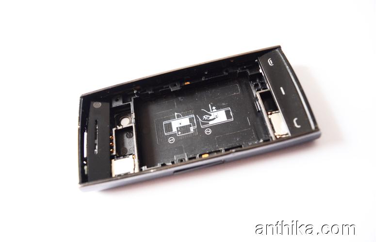 Nokia X6 X6-00 Kapak Kasa Tuş Original Full Housing Black Used-4