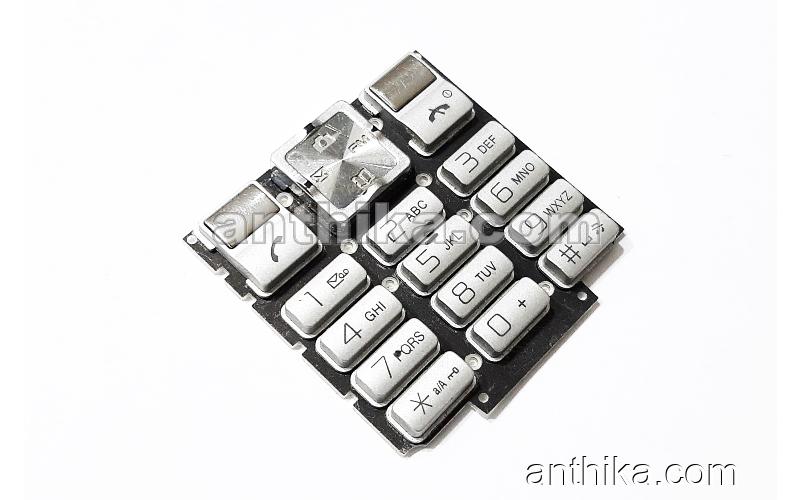 Sony Ericsson T250 T250i Tuş Original Keypad Silver Used