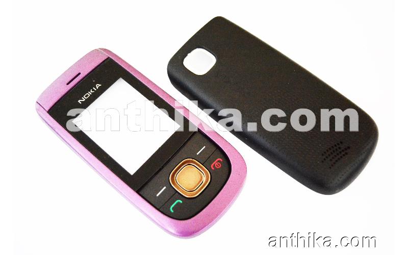 Nokia 2220 Slide Kapak Tuş High Quality Cover and Keypad Purple New