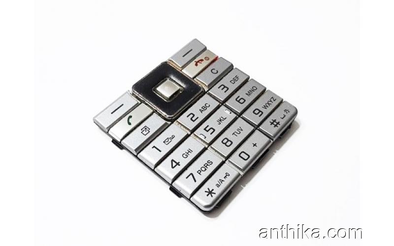 Sony Ericsson J105 J105i Tuş Original Keypad Silver Used