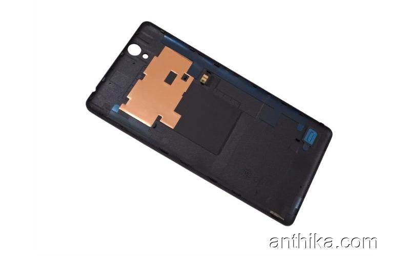 Sony Xperia C4 Kapak Pil Kapağı Arka Kapak Siyah