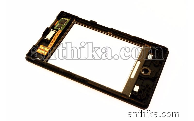 Nokia Asha 503 Dokunmatik Original Digitizer Touchscreen Black 00811M2