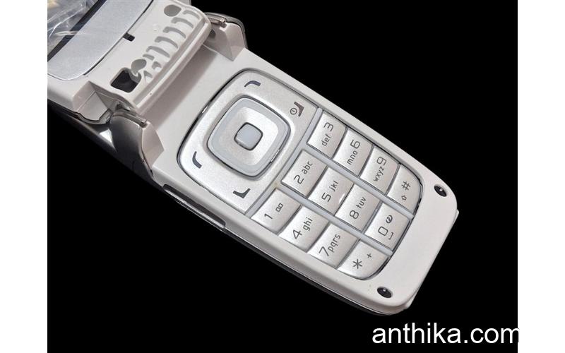 Nokia 6101 6103 Kapak Kasa Tuş High Quality Full Housing Silver White