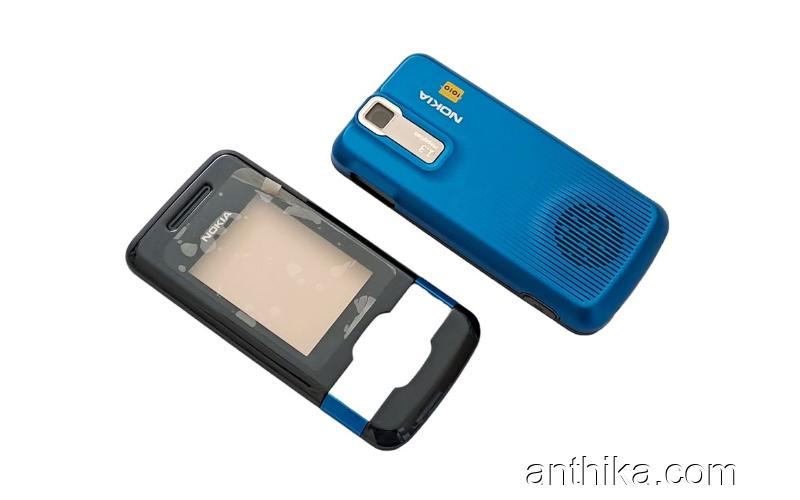 Nokia 7100 7100s Kapak Kasa Original Housing Black Blue New Condition