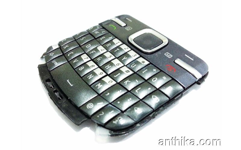 Nokia C3 C3-03 Tuş Orjinal Keypad Black