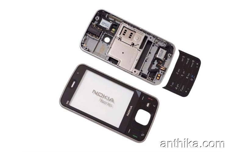 Nokia N96 Kapak Kasa Tuş Soket Buzzer Original Full Housing Black New