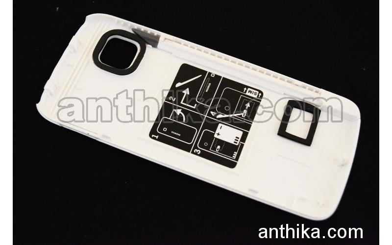 Nokia 5230 Kapak High Quality Battery Cover Silver New