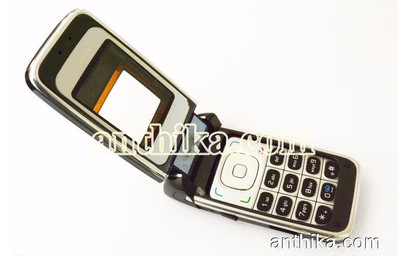 Nokia 6125 Kapak Kasa Tuş Orjinal Full Housing Black Used