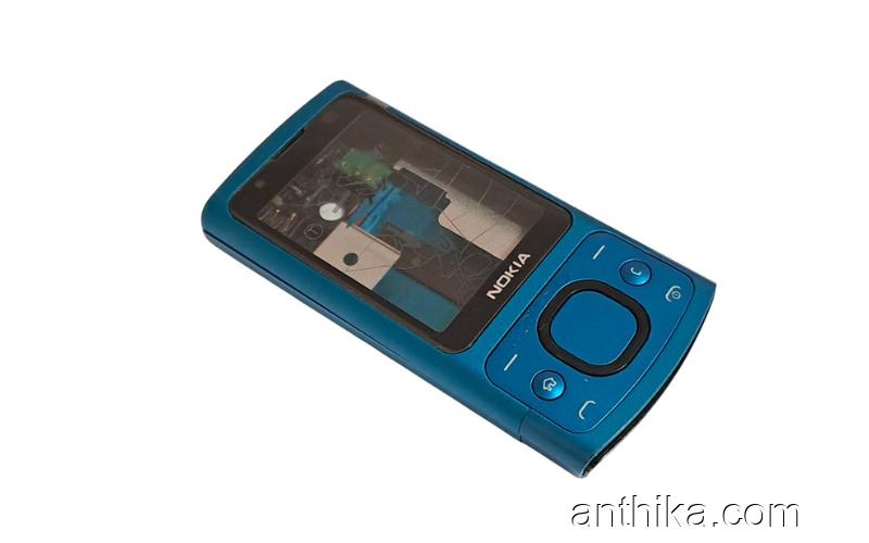 Nokia 6700 Slide Kapak Kasa Tuş Original Housing Blue New