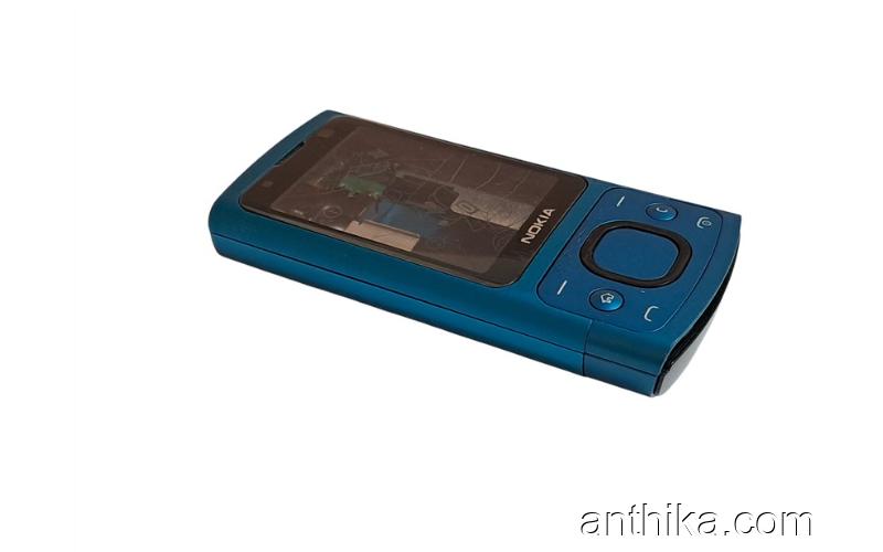 Nokia 6700 Slide Kapak Kasa Tuş Original Housing Blue New