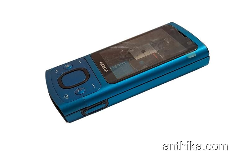 Nokia 6700 Slide Kapak Kasa Tuş Original Housing Blue New