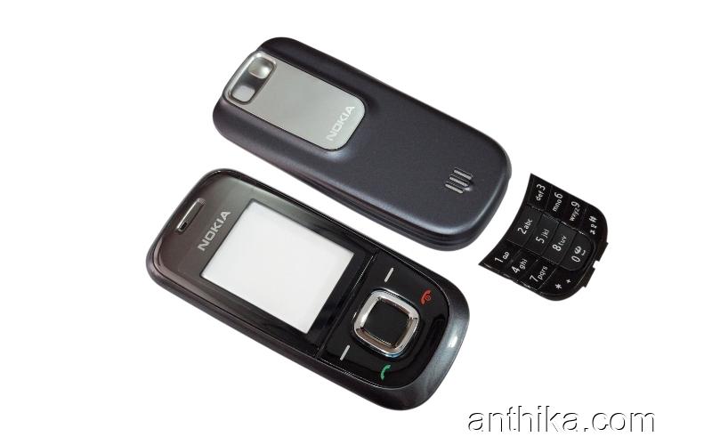 Nokia 2680 Slide Kapak Tuş Original Xpress On Cover Black New