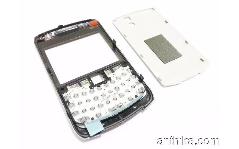 Blackberry 8320 Curve Kapak Tuş KVK Depodan Cover Silver