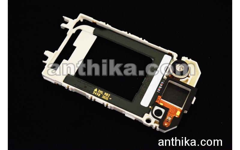 Nokia 7390 Ekran Çerçeve Original Upper C-Cover White New 0256608