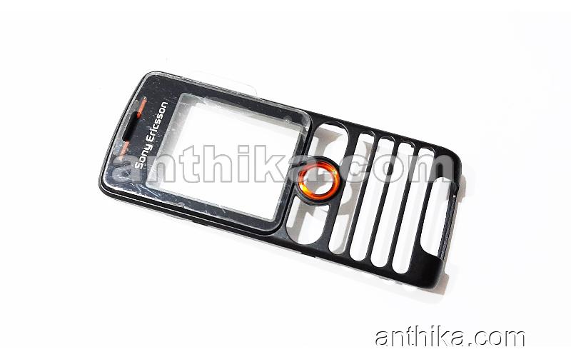 Sony Ericsson w200 w200i Kapak Original Front Cover Black New