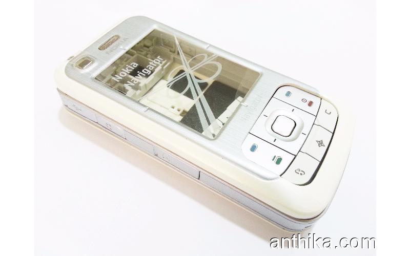 Nokia 6110 Navigator Kapak Tuş Kasa A++Kalite Full Housing White