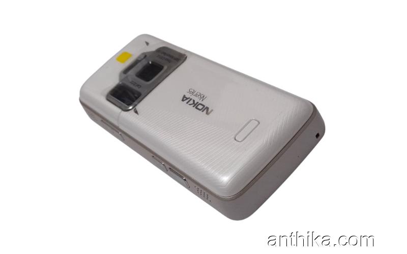 Nokia N82 Kapak Kasa Tuş Board Original Full Housing Silver New