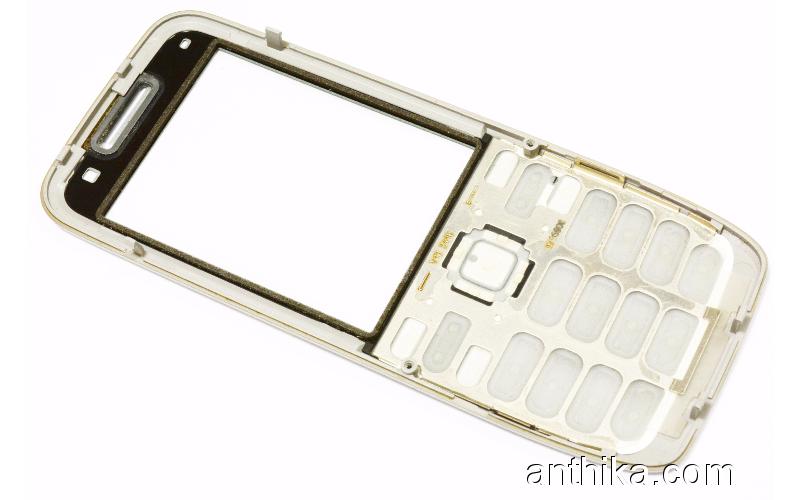 Nokia E52 Kapak Tuş Orjinal Xpress On Front Cover Gray Used