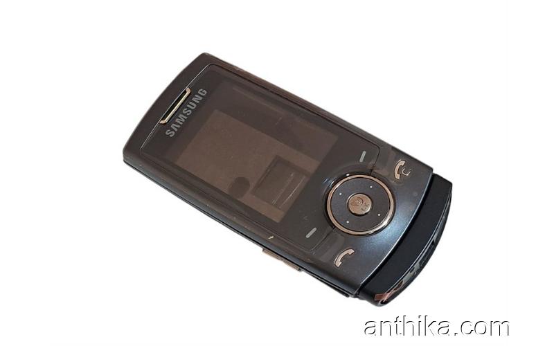Samsung U600 Kapak Kasa Tuş Full Housing Navy Blue New