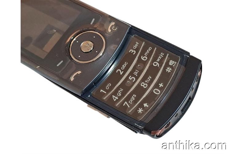 Samsung U600 Kapak Kasa Tuş Full Housing Navy Blue New