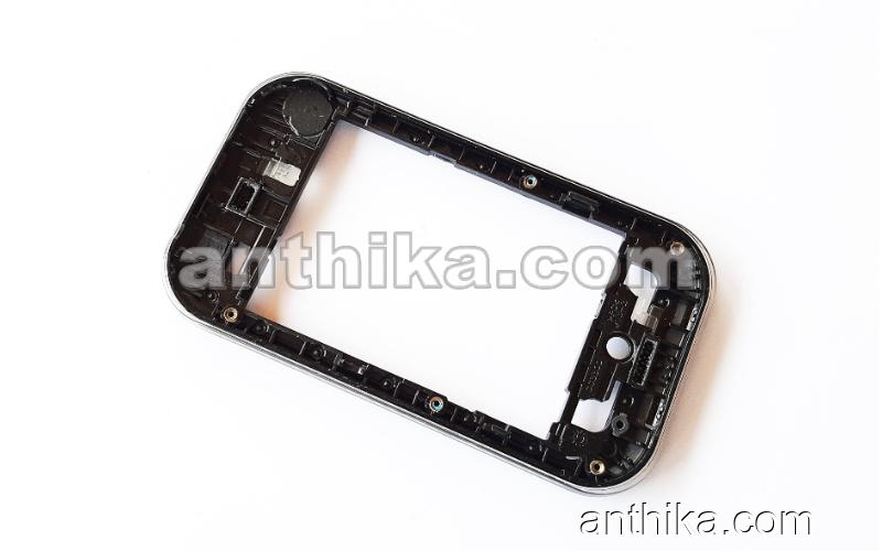 Samsung C3300 Kapak Original Front Cover Black Used